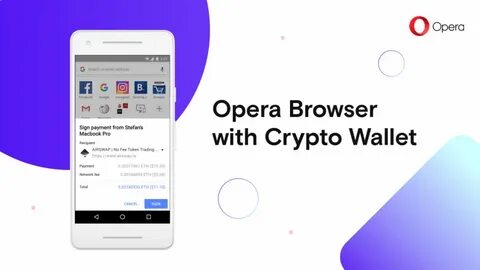 Opera to Add Built-in Cryptocurrency Wallet to Its Desktop Browser