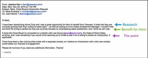 Forward Intro Emails