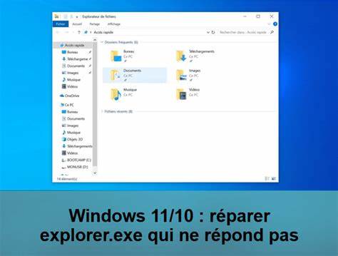 Réparer l’Explorateur de fichiers s'il ne s'ouvre pas ou ne démarre pas