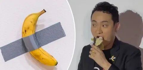 Crypto investor Justin Sun pays $6.2 million for duct tape banana art - Yahoo