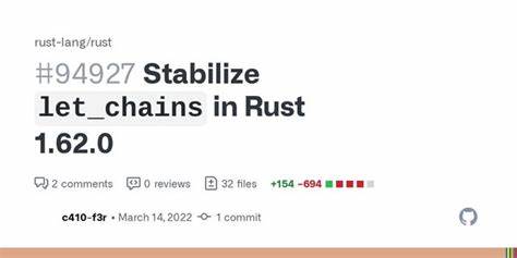 Rust 1.88.0 hits stable with let-chains support