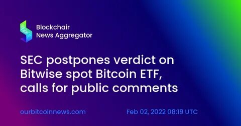 SEC erkennt die Bitwise Spot XRP ETF -Einreichung an