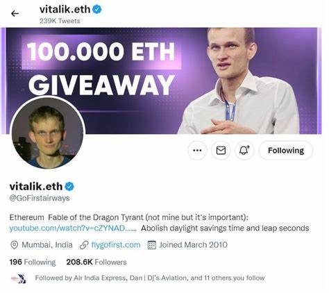 Ethereum Founder’s Twitter Account Hacked to Shakedown Crypto Bros - Gizmodo