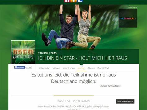 RTL-Dschungelcamp: Österreich- und Schweiz-Votings schwer möglich