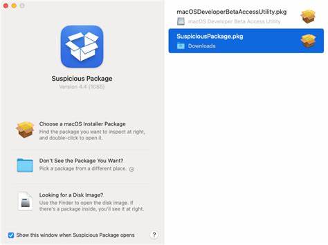 Suspicious Package: inspect macOS installer packages