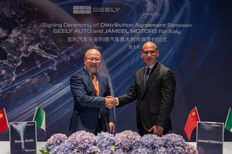 Jameel Motors, Geely Auto to enter Italian market with NEVs