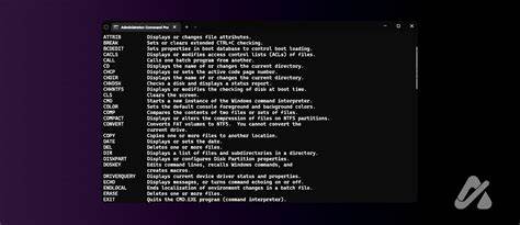 The Full List of Command Prompt (CMD) Commands - Alphr