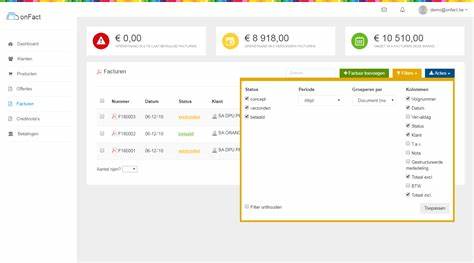Rondleiding in het onFact Facturatieprogramma