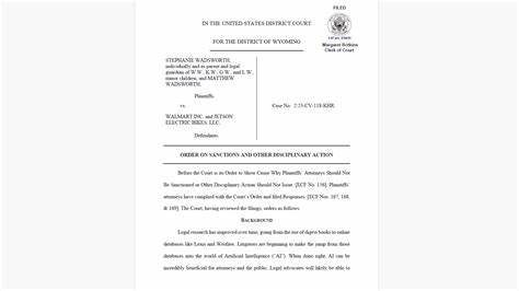 Federal court in Colorado fines lawyers for errors caused by "AI" [pdf]