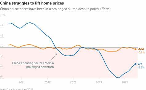 China home prices fall at fastest pace in 8 months, stimulus calls rise