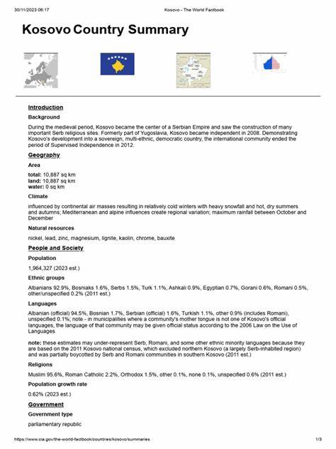 Kosovo - The World Factbook