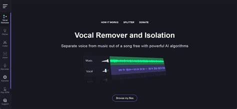 ボーカル リムーバー [AI]｜無料オンライン