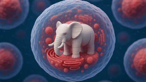 Scientists 3-D printed a tiny elephant inside a cell