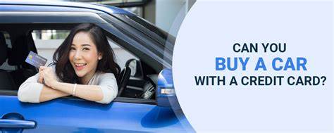 Can you buy a car with a credit card?