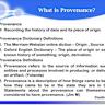 Divine Provenance