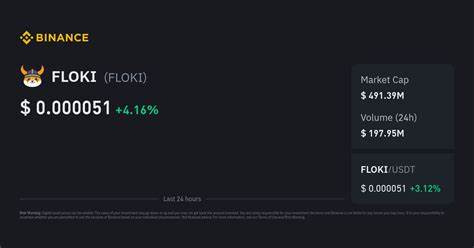 FLOKI price - FLOKI to USD price chart & market cap | CoinBrain