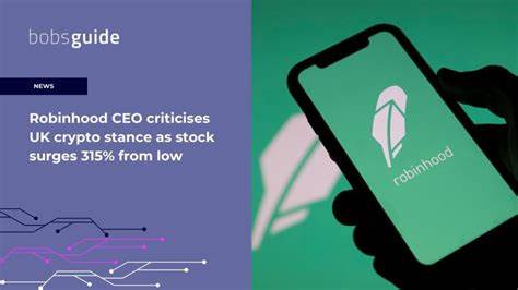 Robinhood CEO calls UK approach to crypto "backwards" - FXStreet