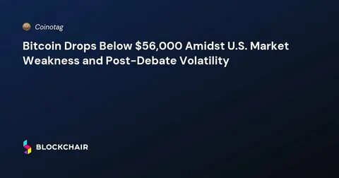 Pigs on a rampage, Bitcoin drops $2,000 - Nairametrics