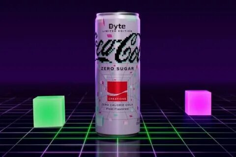 Pixel-flavored Coca-Cola Zero Sugar Byte - The Cryptonomist