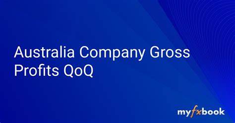 Australia Company Gross Operating Profits QoQ