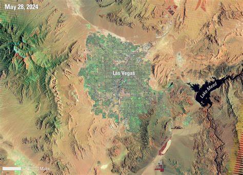 Las Vegas Through Landsat 7's Eyes (2024)
