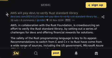 AWS Challenges – Verifying the Rust standard library