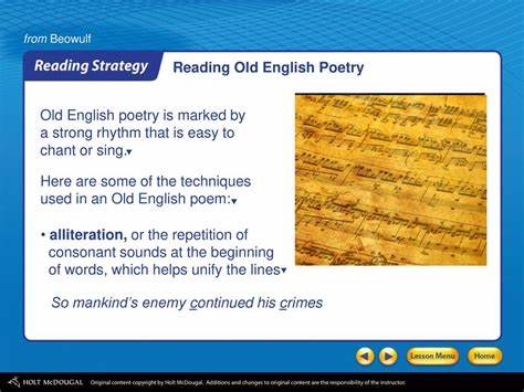 How to get started with Old English poetry