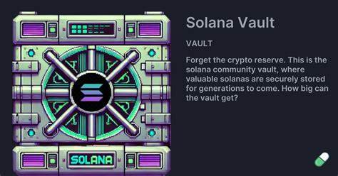 Vault Ventures kauft Solana-Token als Teil seiner Treasury-Strategie