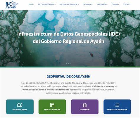 Información territorial de Aysén - Geoportal IDE | Geoportal IDE GORE Aysén