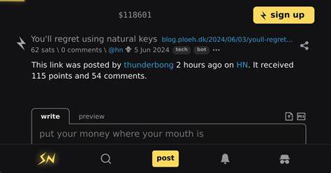 You'll regret using natural keys (2024)
