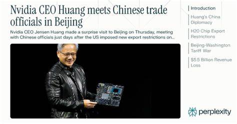Nvidia CEO Huang Just Met With China’s Commerce Minister. Why the Stock Is Gaining