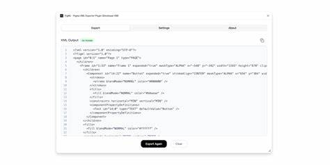 FigML – Figma XML Exporter Plugin