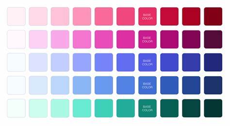 Adaptive, simplified design system colors