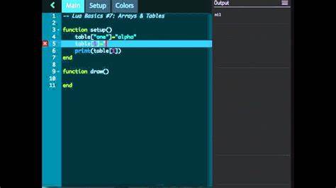 Compact Representations for Arrays in Lua