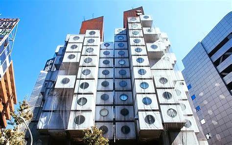 The Tokyo capsule tower that gave pod-living penthouse chic