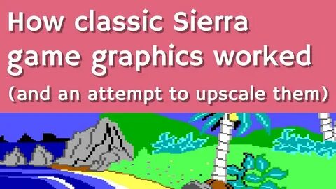 How classic Sierra game graphics worked [video] (2022)