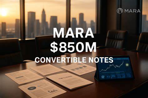 Bitcoin Miner MARA Plans $850 Million Zero-Coupon Convertible Notes Offering