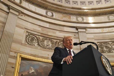 Trump, in his inaugural address, rips into the country's past leaders and makes sweeping promises - Yahoo