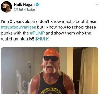 Hulk Hogan Solana memecoin appears to lose $15 million in value after wrestler allegedly deletes posts promoting token - The Block