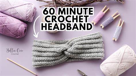 Crochet a Headband in Just 60 Minutes! Fast and Easy Crochet For 