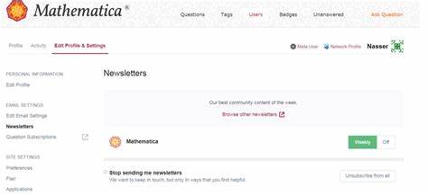 Archive of Mathematica Weekly Newsletters