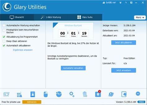 Glary Utilities Download: PC bereinigen und optimieren