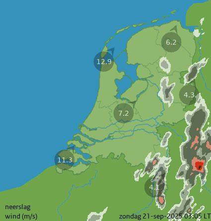 KNMI - Neerslagradar