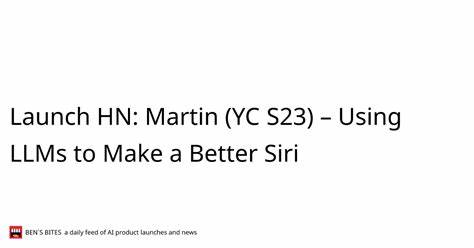 Martin (YC S23) Is Hiring Founding Engineers to Build a Better Siri