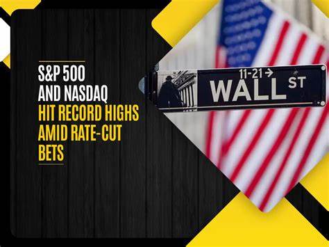 S&P 500, Nasdaq hit record highs on renewed AI bets, rate-cut hope