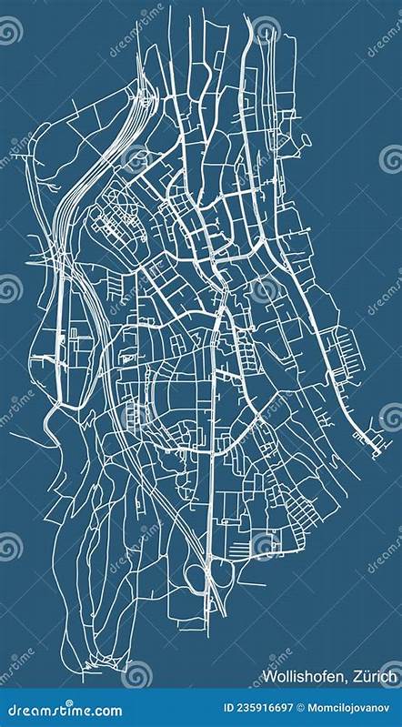 Karte Quartier Wollishofen - Karte Zürich