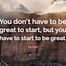 Acting because you don't have to