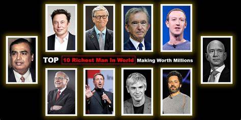 The top 10 richest people in the world in 2024