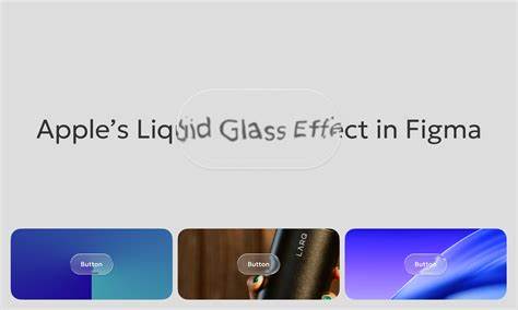 Introducing Figma's new (liquid) glass effect
