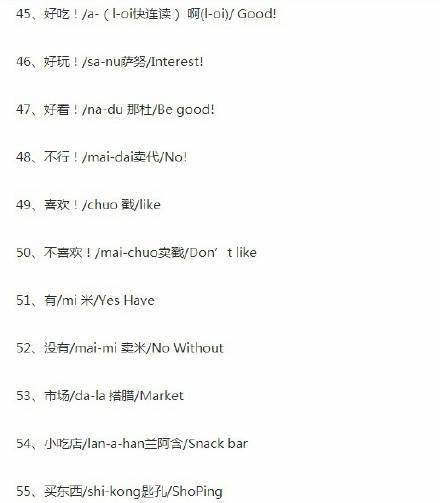 中文谐音的泰国自我介绍 - 百度知道